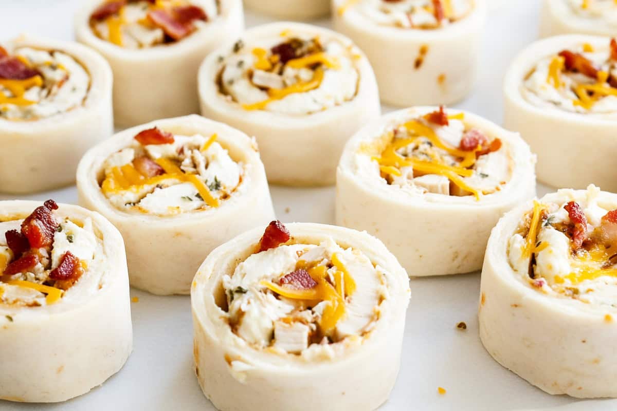 Insanely Addicting Crack Chicken Pinwheels (Chicken Bacon Ranch)