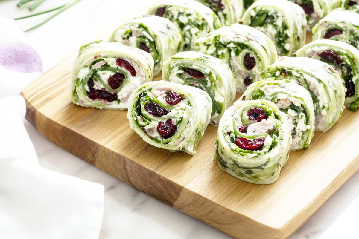 The Tastiest Cranberry Turkey Pinwheels for Your Bash